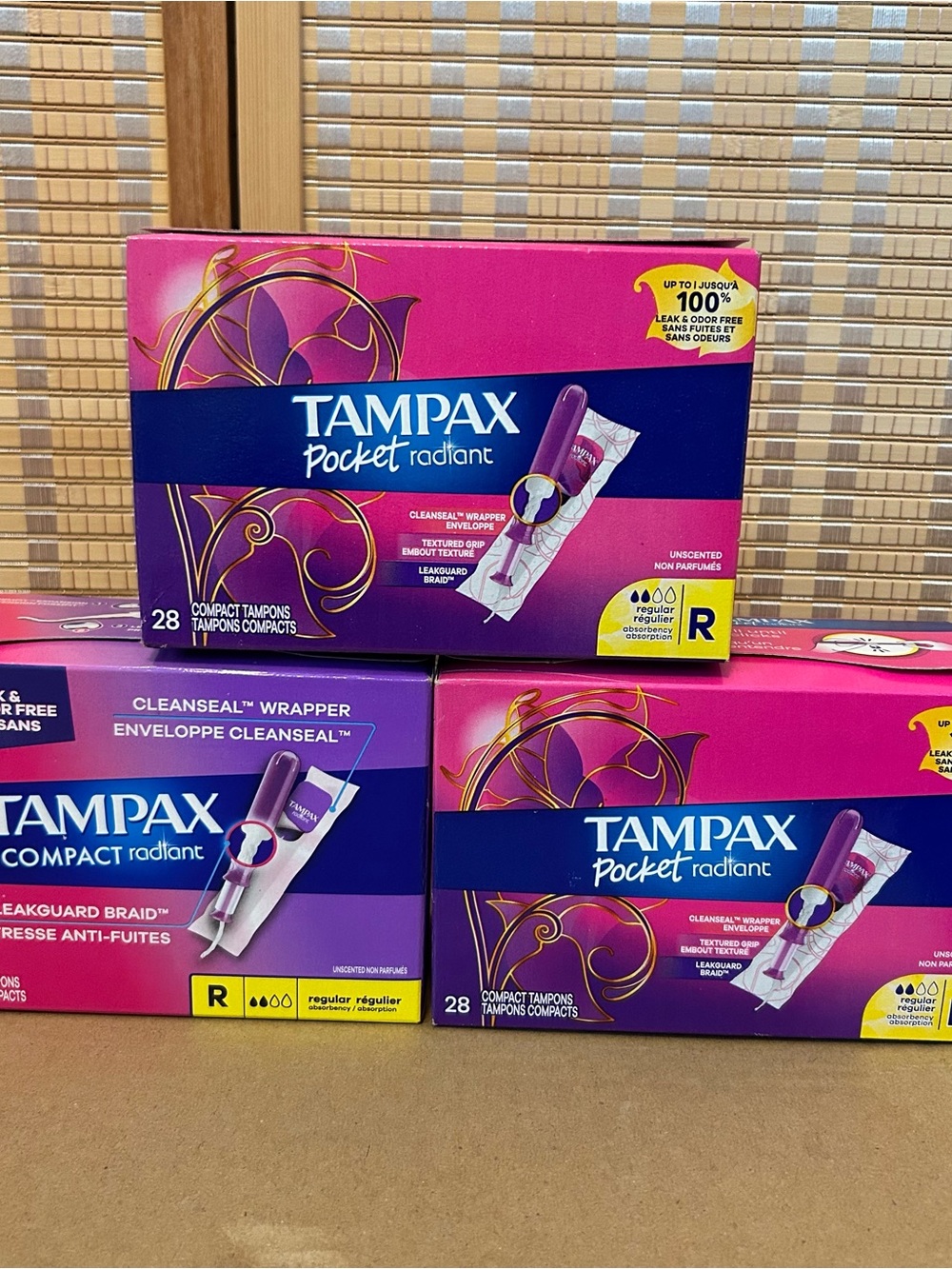 Tampax Tampons - Regular (3 packs)